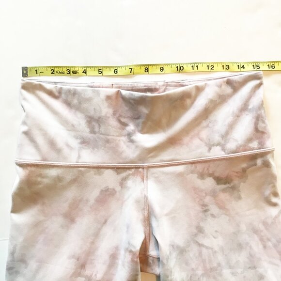 ATHLETA Elation 7/8 Tight Pink Snow Dye Athletic Active Yoga Leggings Womens 1X - Picture 10 of 11